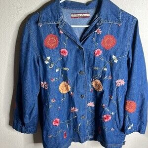 TUDOR COURT Light Wash Women's Denim Jean Jacket Small Lot of 2